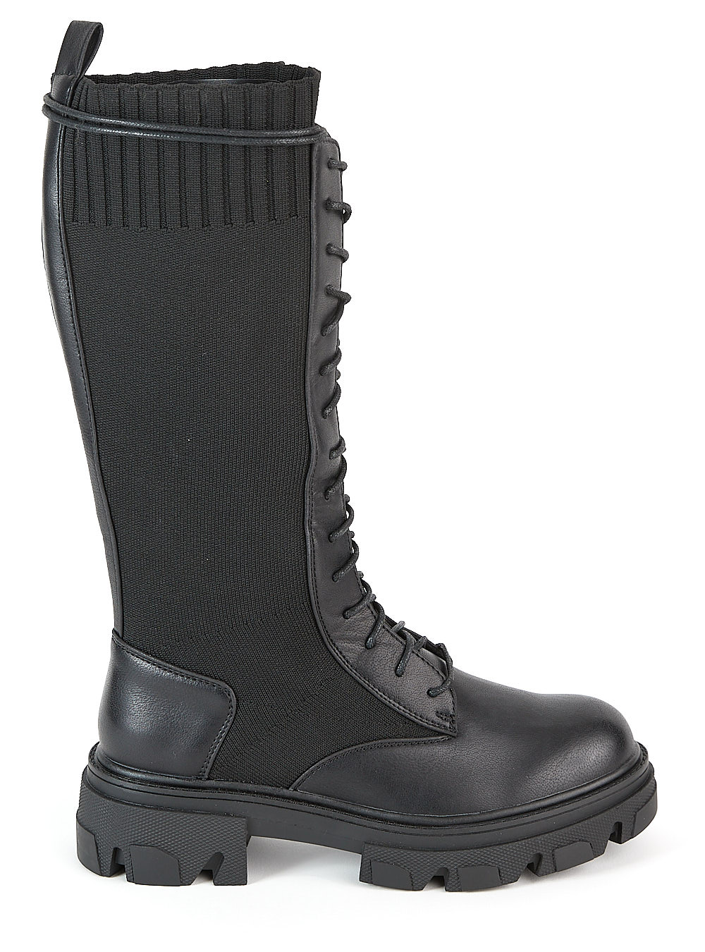 Αρβυλάκι κάλτσα με κορδόνια μαύρο